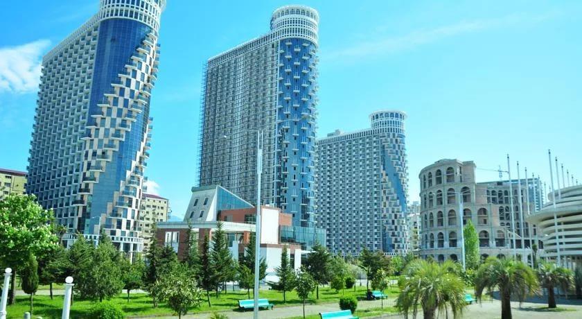 Apartment Orbi Sea Tower David Batoemi Buitenkant foto